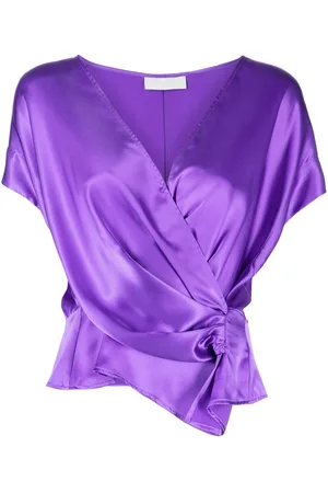 Michelle Mason Open-neck top