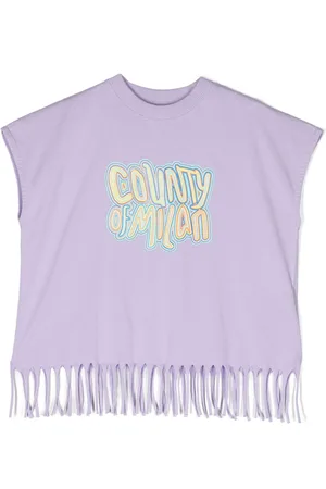 MARCELO BURLON Slogan-print cotton T-shirt