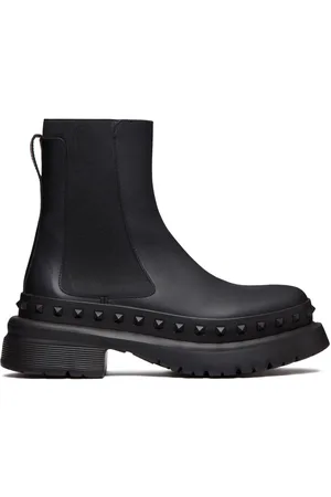 VALENTINO GARAVANI M-Way Rockstud leather ankle boots