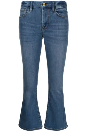 Frame Low-rise flared jeans