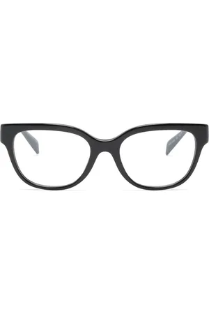 VERSACE Greca-detailing round-frame glasses