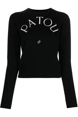 Patou Logo-print wool-blend jumper