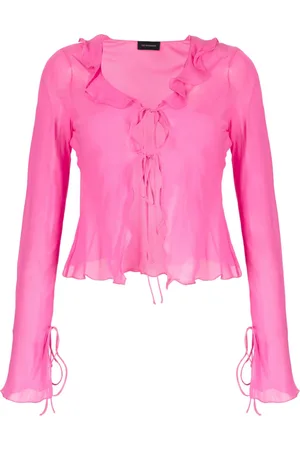 The Andamane Ruffle-detail blouse