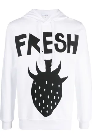 Comme des Garçons Graphic-print drawstring hoodie