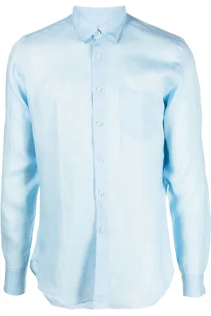 PENINSULA SWIMWEAR Button-down fastening linen shirt