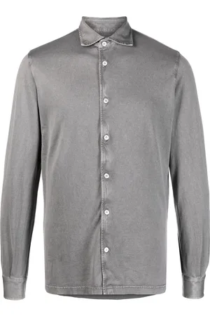 FEDELI Long-sleeved cotton shirt