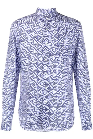 PENINSULA SWIMWEAR All-over graphic-print shirt