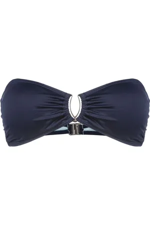 Lygia & Nanny Mika gathered-detail bikini top