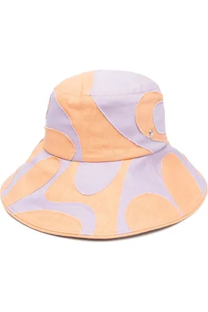 HELEN Ives colour-block bucket hat