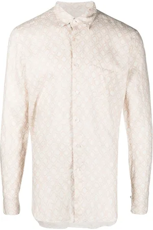 PENINSULA SWIMWEAR Geometric-print long-sleeve shirt