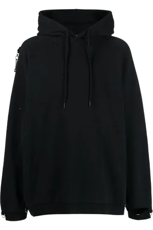 RAF SIMONS Artwork-print cotton hoodie