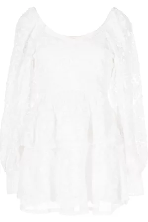 LOVESHACKFANCY Kobieta Oversize - White