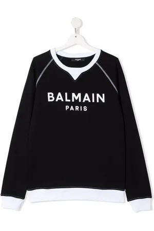 Balmain Logo-print cotton sweatshirt