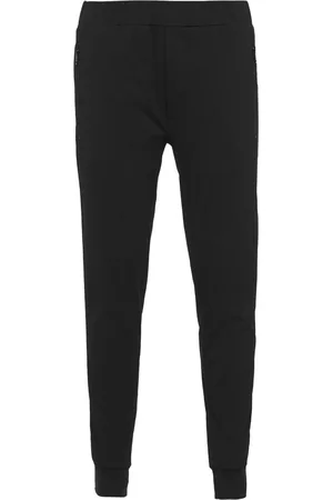 Prada Logo-plaque slim-fit trousers