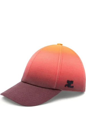 Courrèges Gradient-effect cotton cap