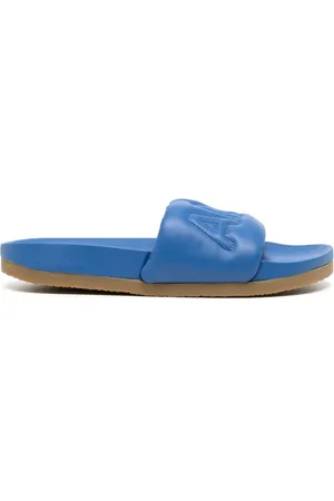 AMBUSH Logo-quilted leather slides