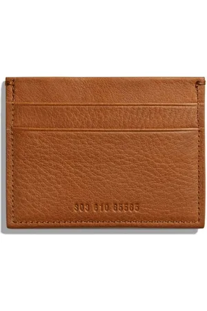 SHINOLA 5 Pocket grained-leather card holder