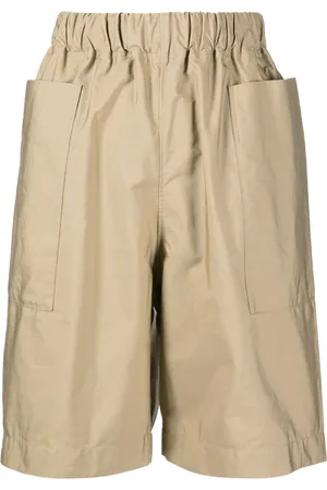 JNBY Elasticated-waistband straight-leg shorts