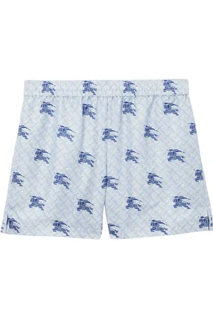 Burberry EKD TB-monogram silk shorts