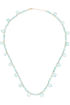 JIA JIA 14kt yellow gold Arizona Teardrop apatite necklace