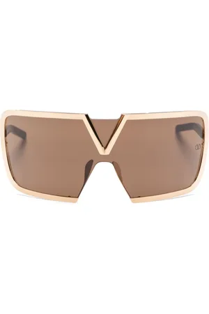 VALENTINO GARAVANI V-Romask shield-frame sunglasses