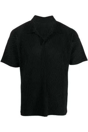 Issey Miyake Pleated short-sleeve shirt