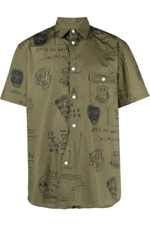 JUNYA WATANABE Graphic-print short-sleeve shirt