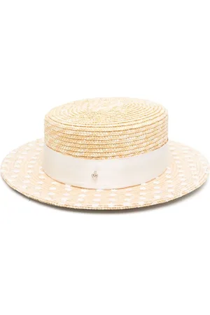 Le Mont St Michel Kiki straw canotier hat