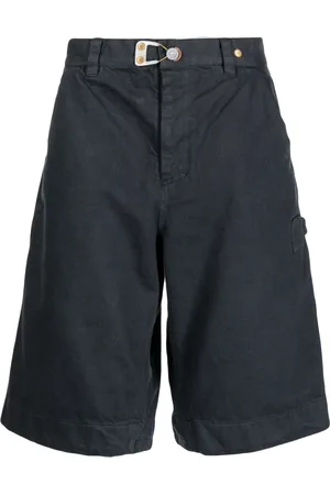 Objects IV Life Buckle-detail cotton denim shorts