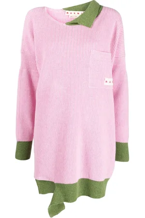 Marni Shetland asymmetric jumper