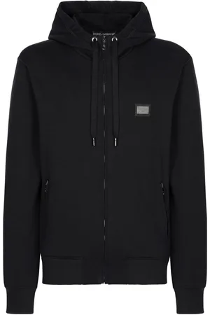 Dolce & Gabbana Logo-tag zip-up hoodie