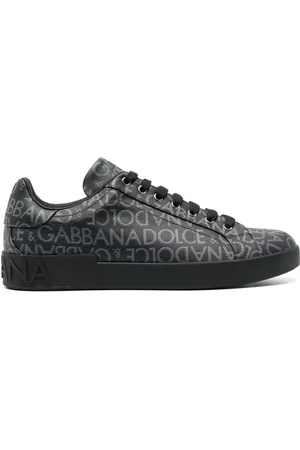 Dolce & Gabbana Portofino coated jacquard sneakers