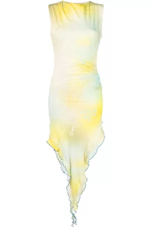 SIEDRES Kobieta Sukienki asymetryczne - Yellow