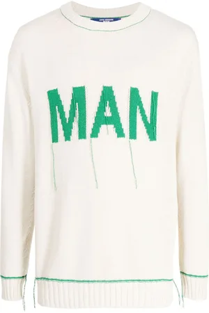 JUNYA WATANABE Jacquard-logo knitted sweatshirt