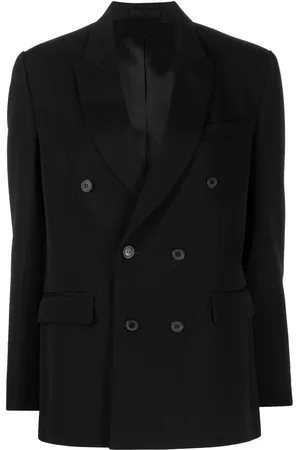 WARDROBE.NYC Double-breasted wool blazer
