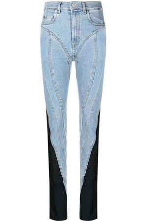 MUGLER Spiral skinny jeans