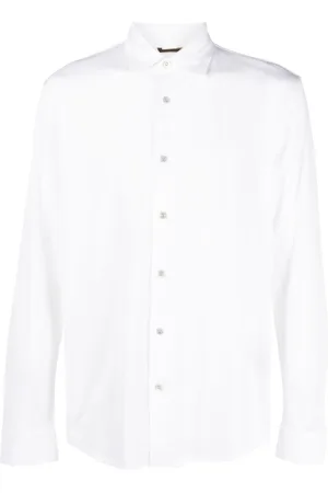 MOORER Long-sleeve cotton shirt