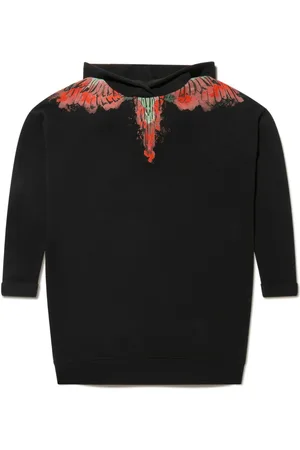 MARCELO BURLON Graphic-print cotton hoodie