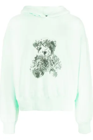We11 Done Logo-patch cotton hoodie