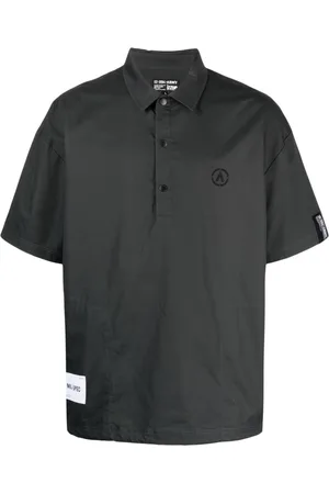 Izzue Logo-embroidery cotton polo shirt
