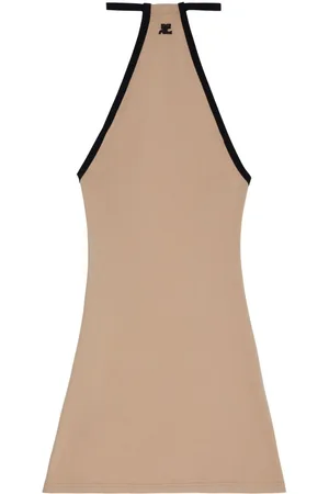 Courrèges Mini Dry logo-embroidered minidress
