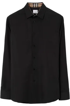 Burberry Logo-embroidered long-sleeve shirt