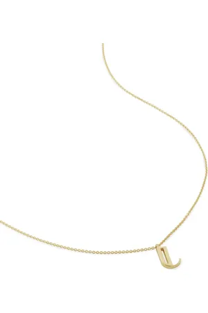 Monica Vinader Alphabet J adjustable necklace