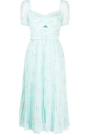 Self-Portrait Floral-print chiffon midi dress