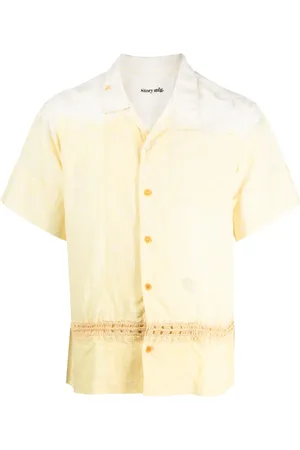 Story Crochet-knit short-sleeved shirt