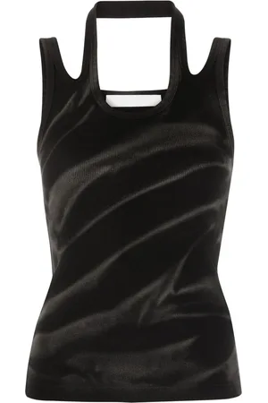 DION LEE Interlink washed tank top