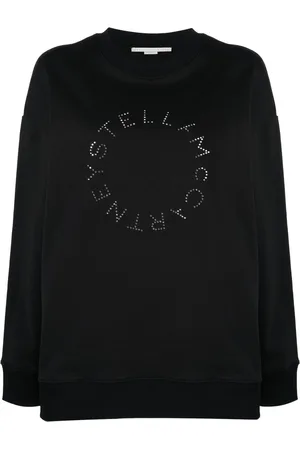 Stella McCartney Rhinestone-embellished logo sweatshirt