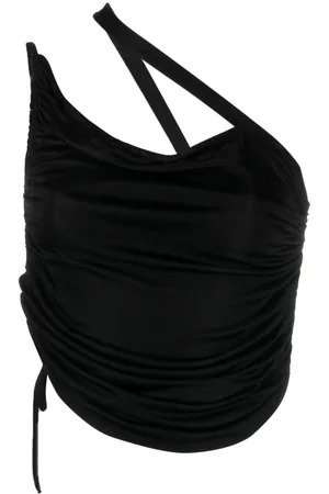 ANDREADAMO One-shoulder draped top
