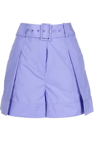 3.1 Phillip Lim Pleat-detailing belted shorts