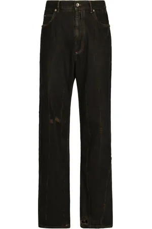 Dolce & Gabbana Straight-leg cotton trousers